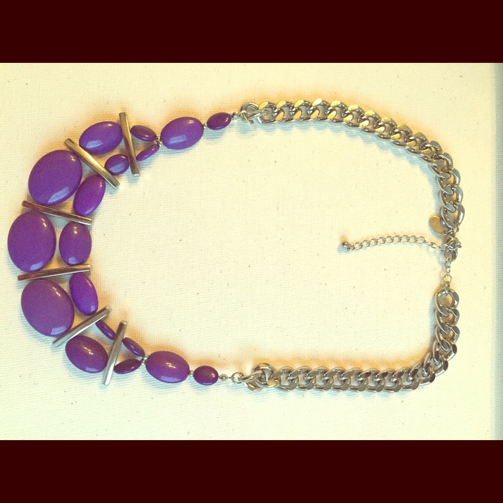 Purple necklace